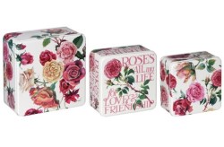 RO4000_ Square Cake Tin set 3 - Emma Bridgewater Roses